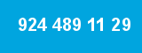 924 489 11 29 924 489 11 29